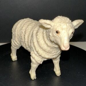 Ewe Sheep Lamb Figure Safari Ltd 1998 Nativity Animal Vintage